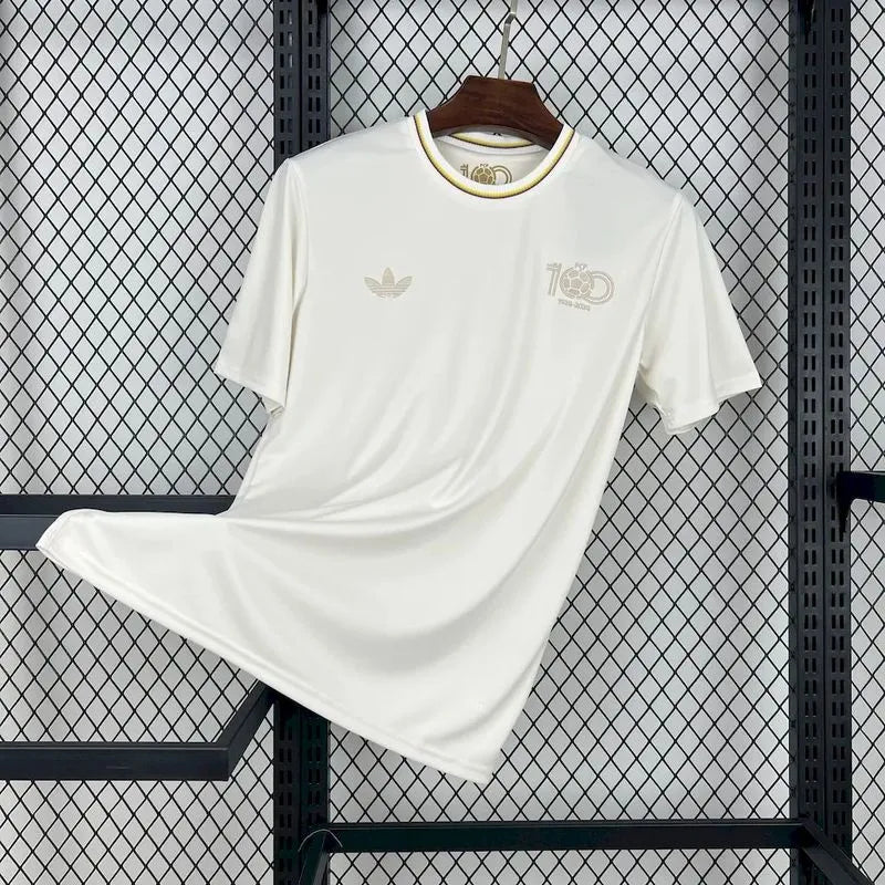 Colombia 2024 Nation 100th White Anniversary Collection Jersey White