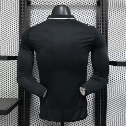 Player Version 25-26 Manchester City Away Long Sleeve Black Jersey