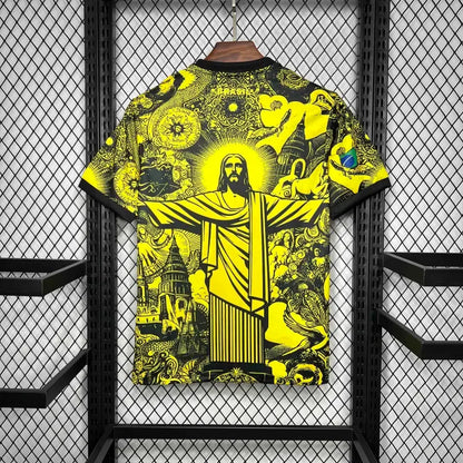 2024 Brazil Christ the Redeemer Special Kit Shirt Football