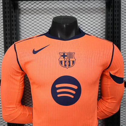 Player Version 25-26 Barcelona Third Long Sleeve Jersey