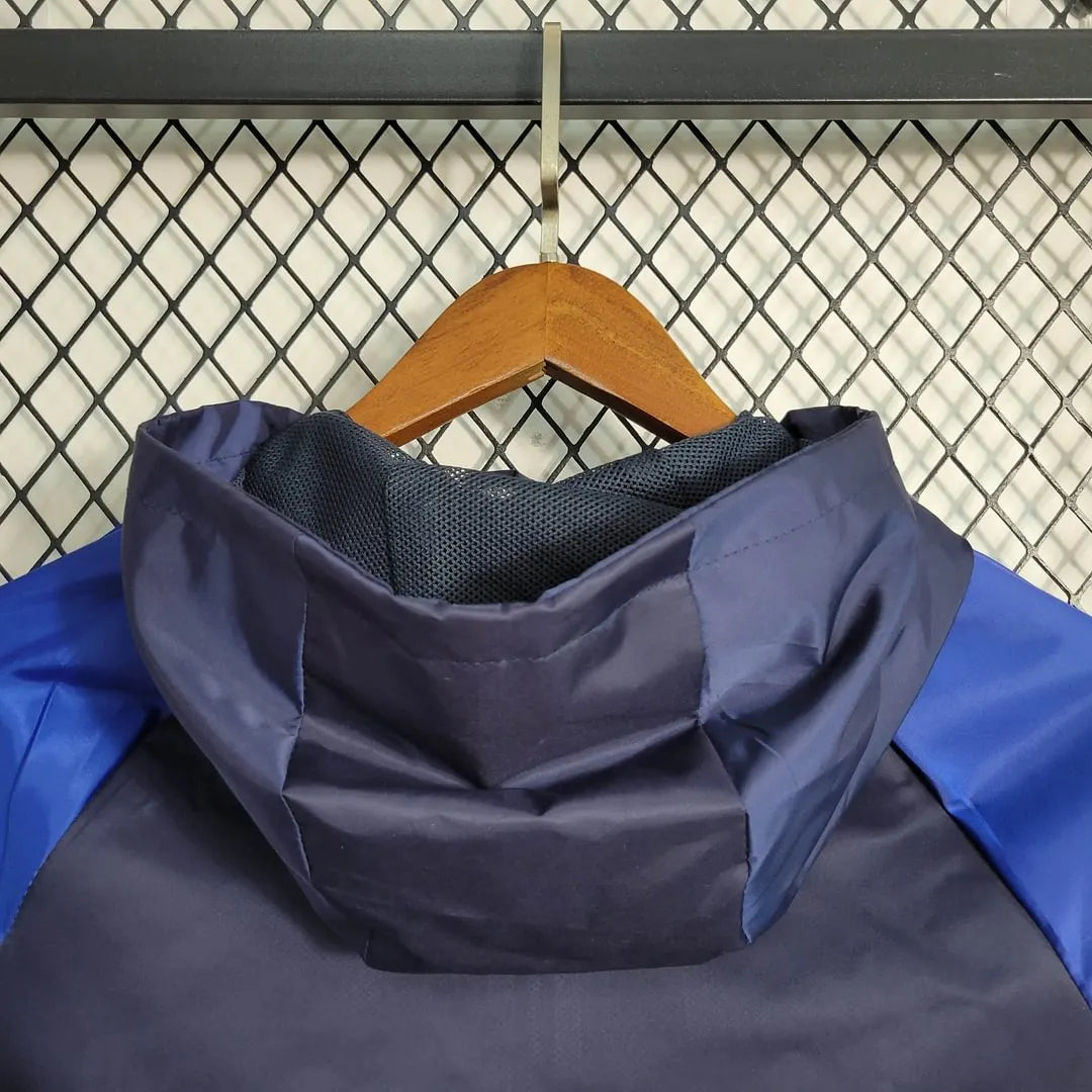 2023/2024 Manchester United Trench Coat Blue Football Jersey
