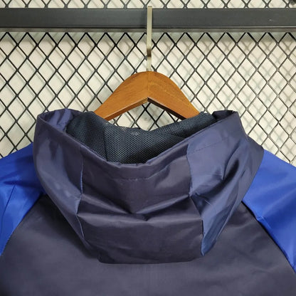 2023/2024 Manchester United Trench Coat Blue Football Jersey