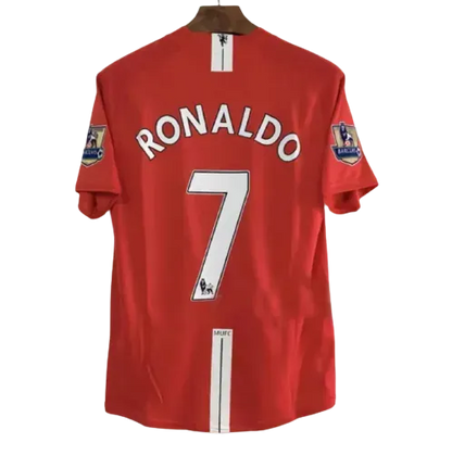 2007-08 Manchester United RONALDO #7 Retro Jersey Home