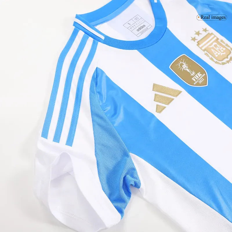 2024 Nation Argentina Home Jersey Messi #10 Di Maria #11 J.Álvarez #9 Copa America