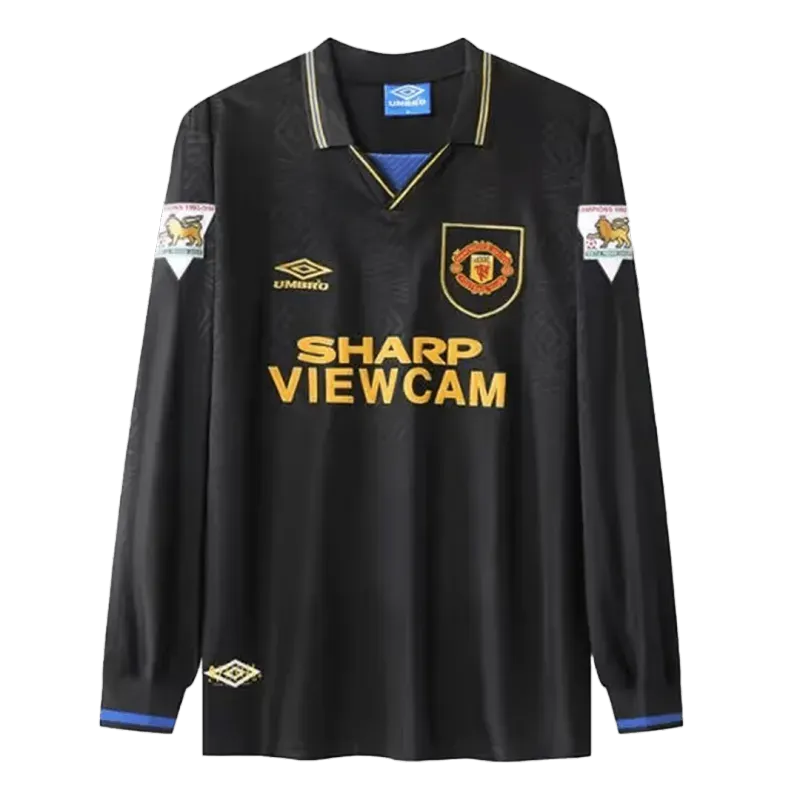 Manchester United Retro Long Sleeve Away Jersey 1993-95