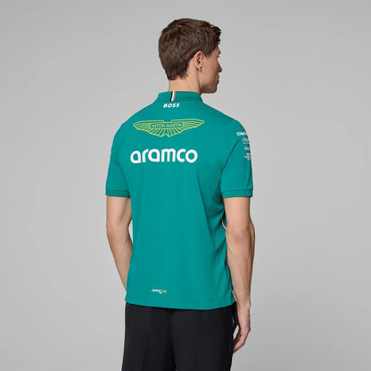 Aston Martin F1 2025 Team Polo Shirt