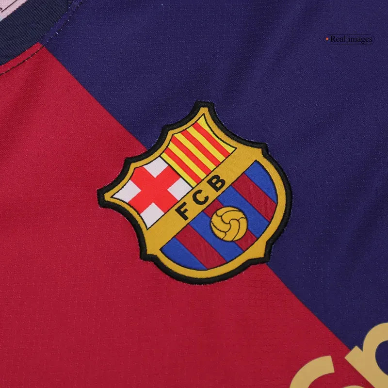 2024-25 LAMINE YAMAL #19 Barcelona Soccer Jersey Home Custom Shirt