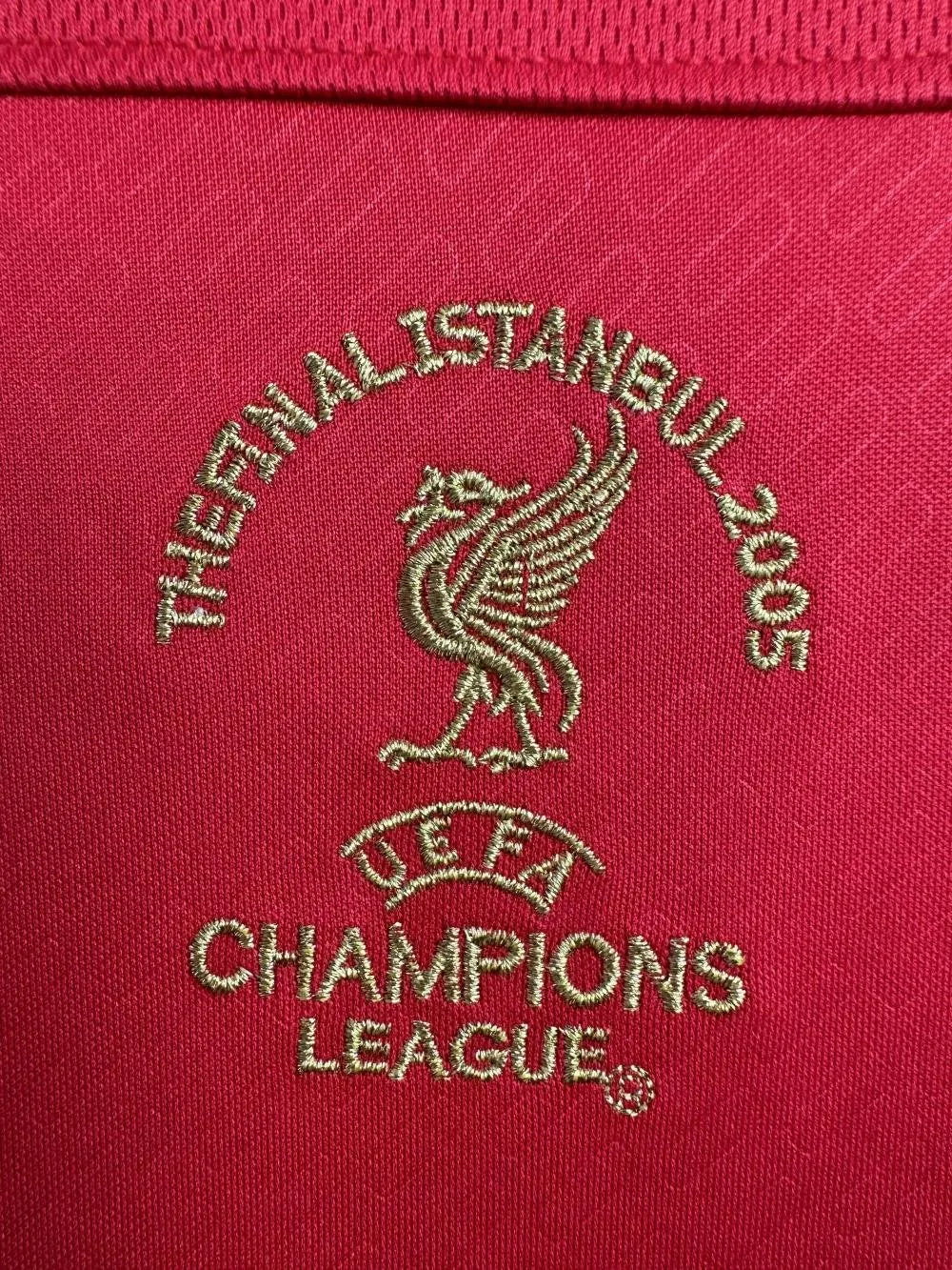 Retro Liverpool FC Home Football Jersey Long Sleeve 2004/2005