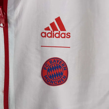 2023-2024 Bayern Munich Reversible Windbreaker (Red-white)Soccer Jersey 1:1 Thai Quality