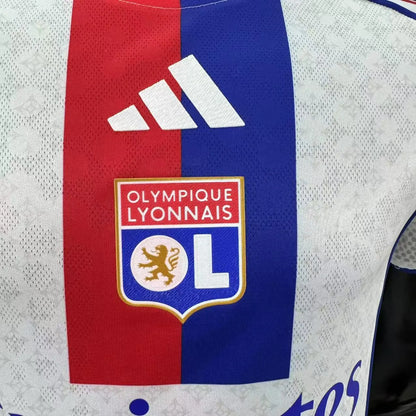 Player Version 25-26 Olympique Lyonnais Lyon Home Jersey